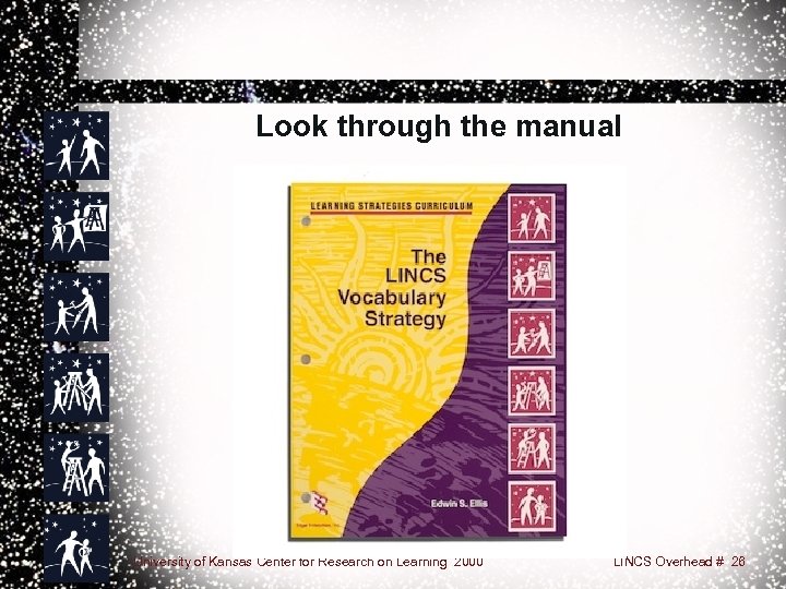 Look through the manual University of Kansas Center for Research on Learning 2000 LINCS