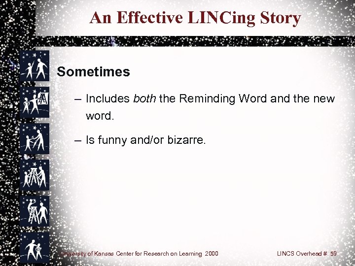 An Effective LINCing Story Sometimes – Includes both the Reminding Word and the new