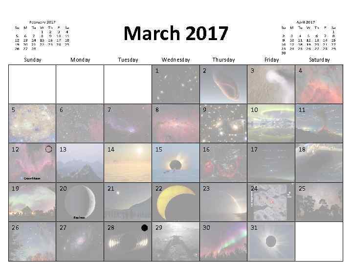 March 2017 Sunday Monday Tuesday Wednesday Thursday Friday Saturday 1 2 3 4 5