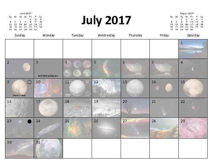 July 2017 Sunday Monday Tuesday Wednesday Thursday Friday Saturday 1 2 3 4 5