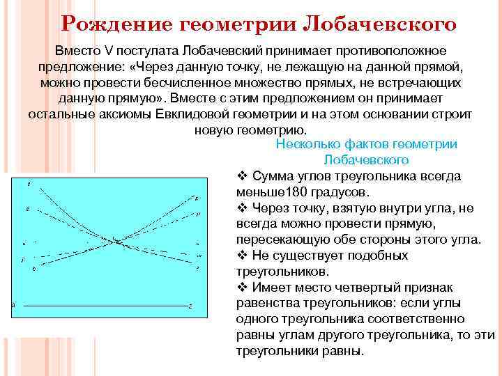 Лобачевский геометрия