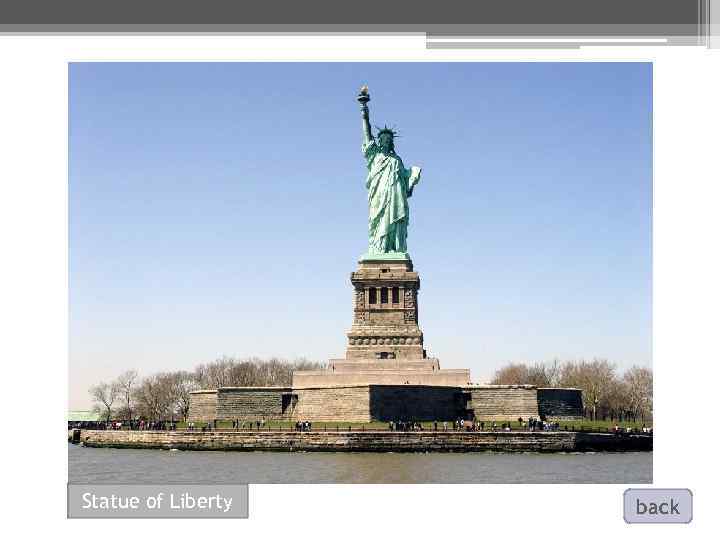 Statue of Liberty back 