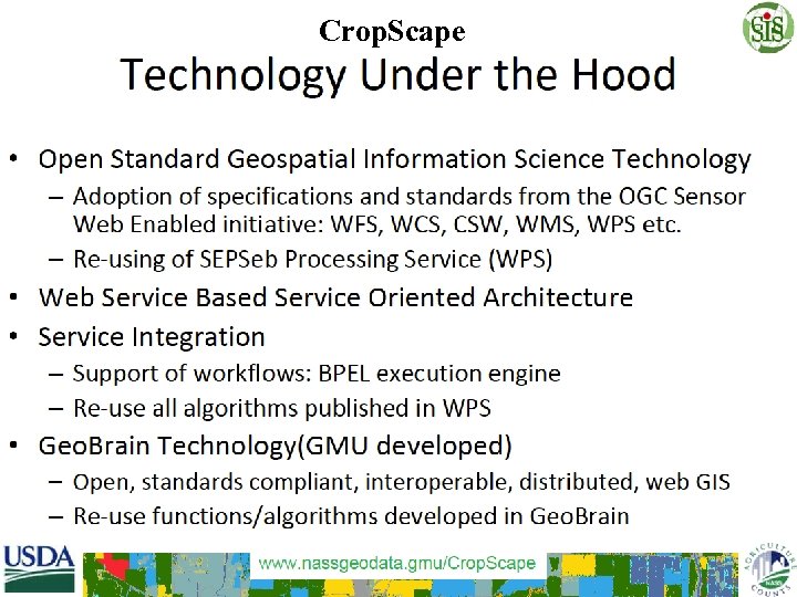Crop. Scape OGC ® Copyright © 2013 Open Geospatial Consortium 