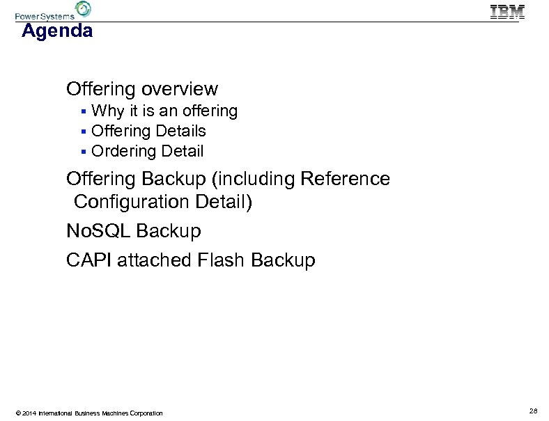 Agenda Offering overview § § § Why it is an offering Offering Details Ordering