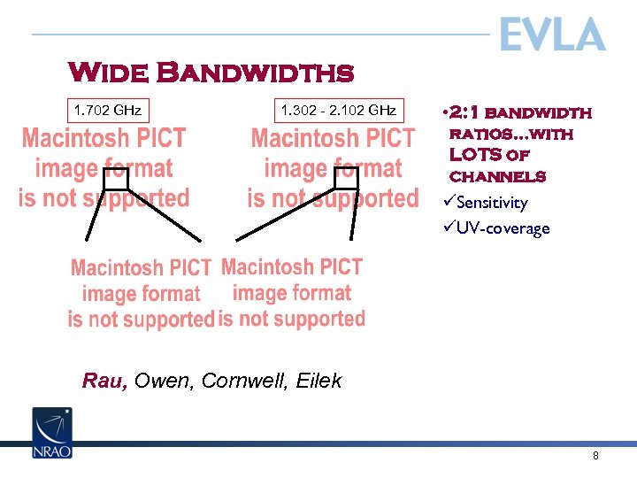 Wide Bandwidths 1. 702 GHz 1. 302 - 2. 102 GHz • 2: 1