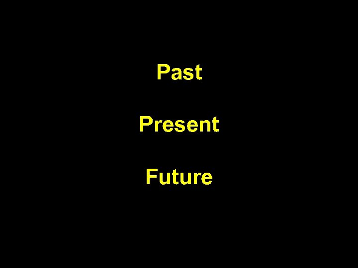 Past Present Future 