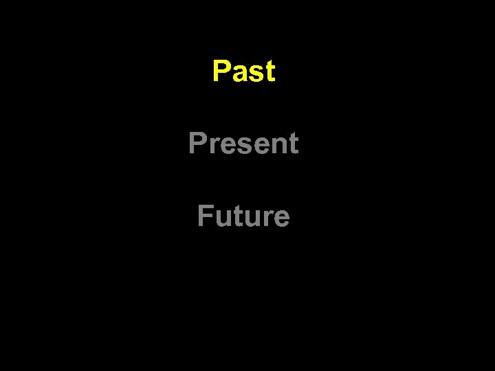 Past Present Future 