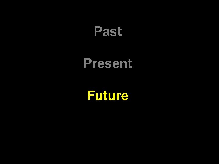 Past Present Future 