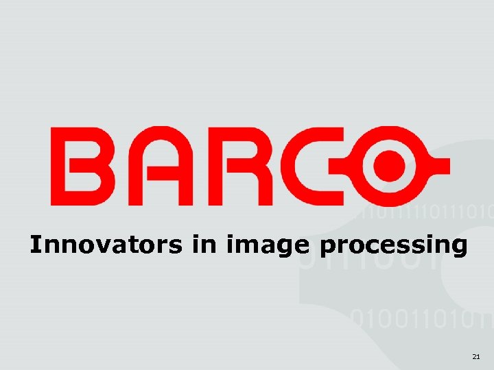 Innovators in image processing 21 