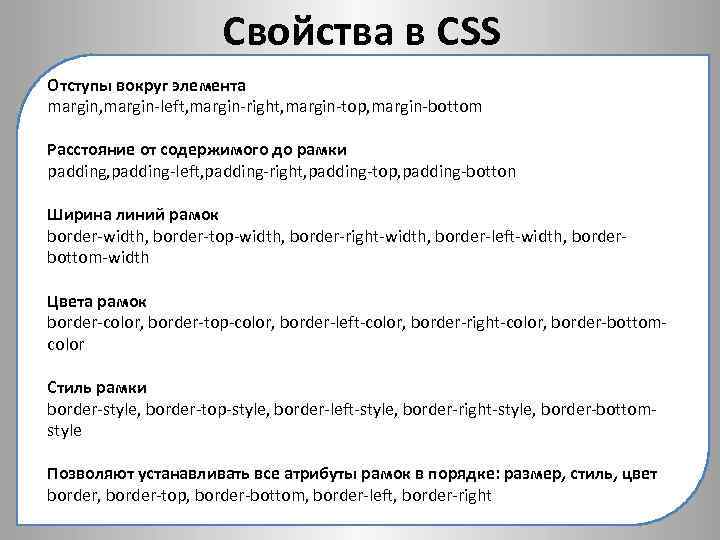 Что значит source. CSS свойства. Свойство margin CSS. Комментарии в CSS.