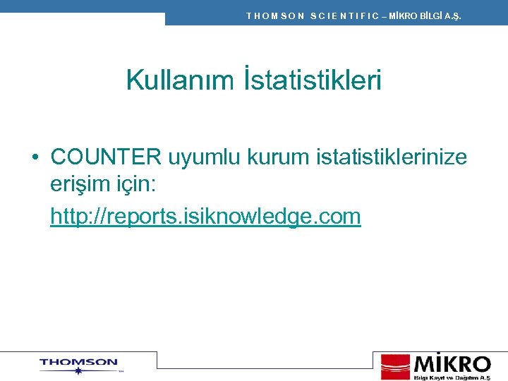 T H O M S O N S C I E N T I