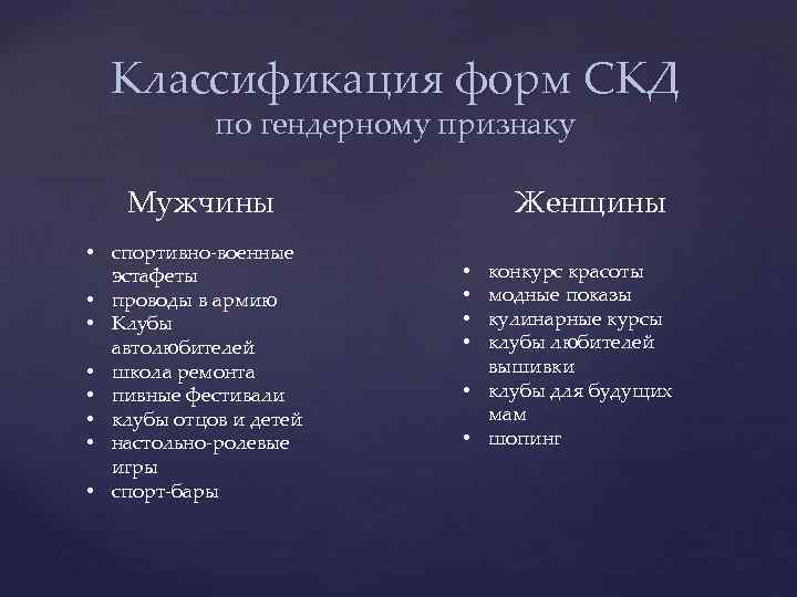 Формы культуры деятельности