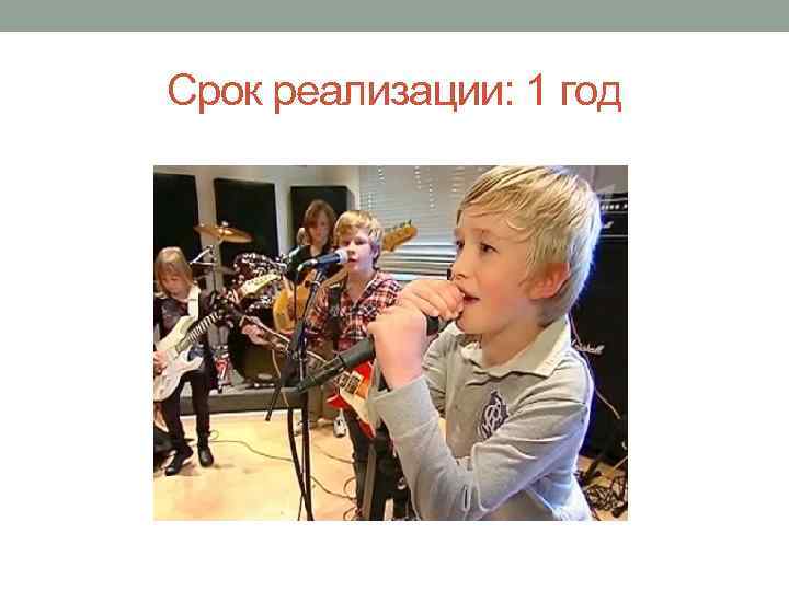 Срок реализации: 1 год 