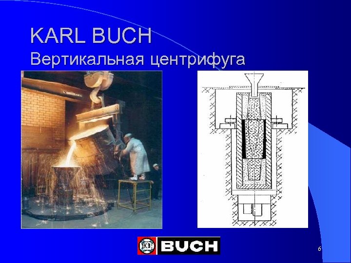 KARL BUCH Вертикальная центрифуга 6 