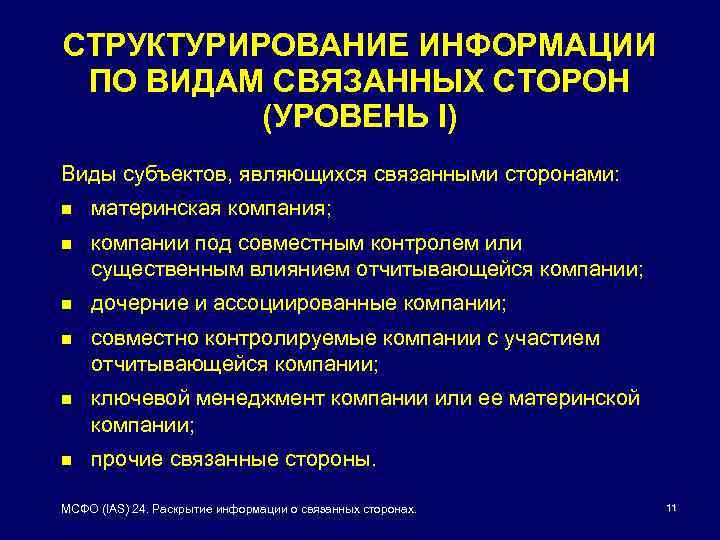 Связанные стороны это. Связанные стороны МСФО. Перечень связанных сторон. Связанные стороны это пример. IAS 24 раскрытие информации о связанных сторонах кратко.