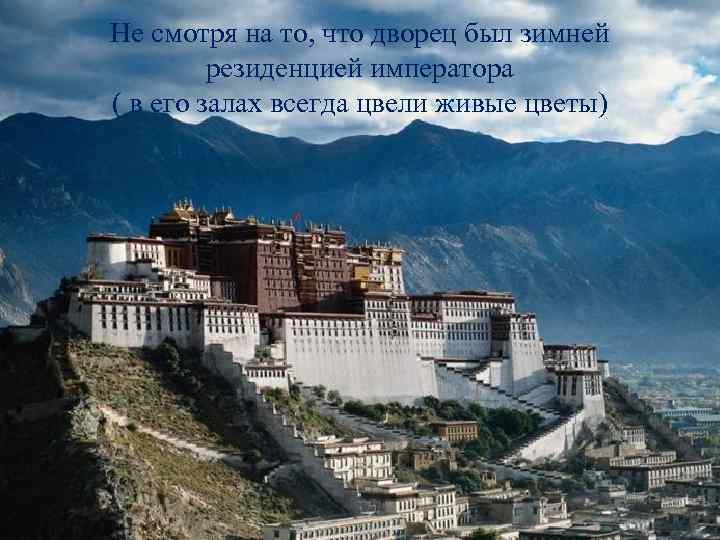 Не смотря на то, что дворец был зимней резиденцией императора ( в его залах