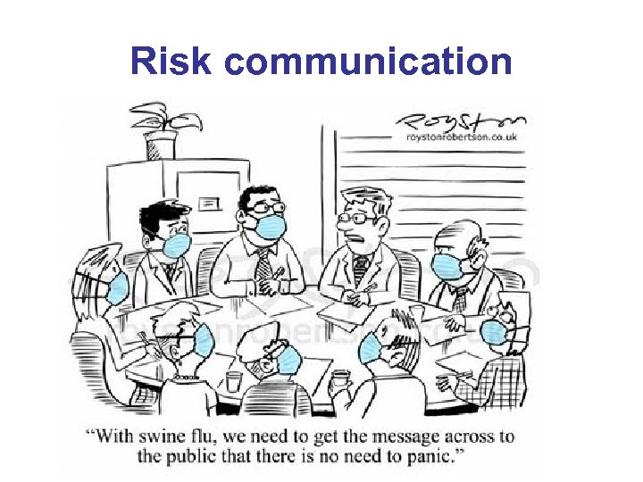 Risk communication 