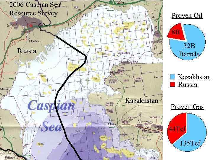 2006 Caspian Sea Resource Survey Proven Oil 8 B 32 B Barrels Russia Kazakhstan