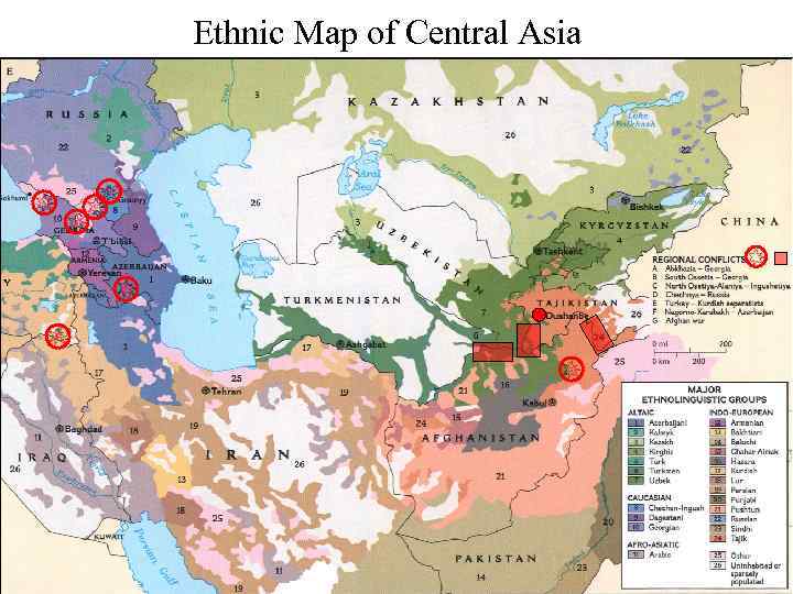 Ethnic Map of Central Asia 