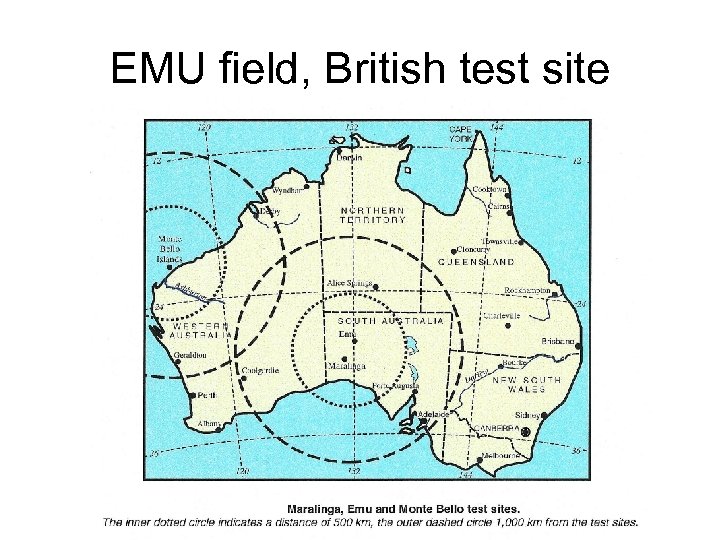 EMU field, British test site 