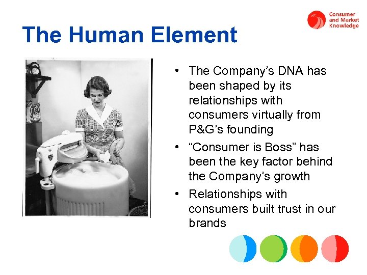 The Human Element • The Company’s DNA has been shaped by its relationships with