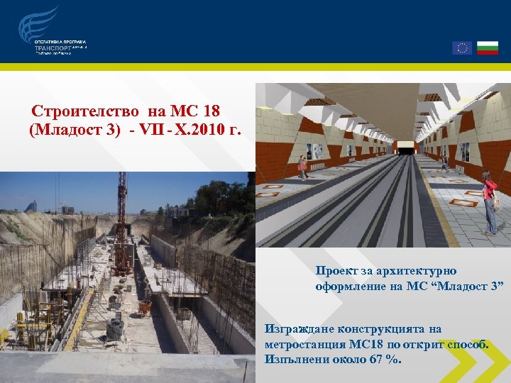 Строителство на МС 18 (Младост 3) - VІІ - Х. 2010 г. Проект за