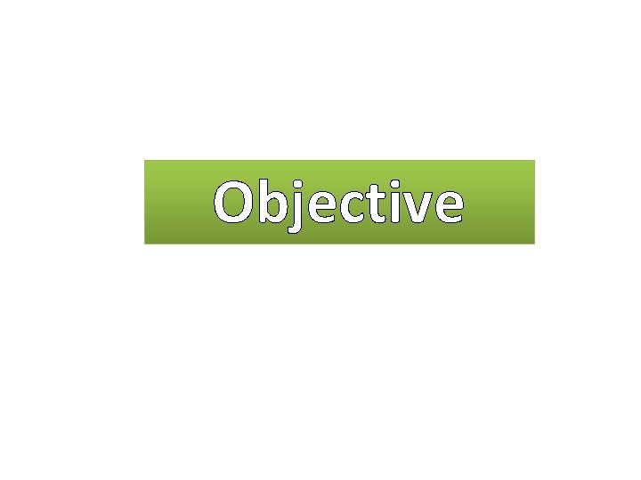 Objective 