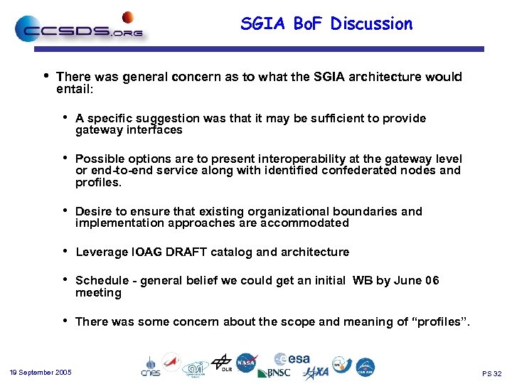 SGIA Bo. F Discussion • There was general concern as to what the SGIA