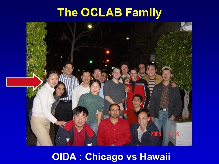 The OCLAB Family OIDA : Chicago vs Hawaii 