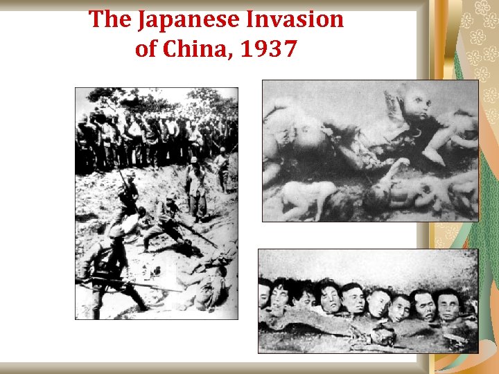 The Japanese Invasion of China, 1937 