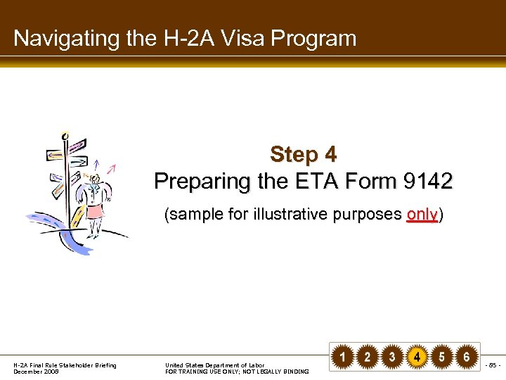 Navigating the H-2 A Visa Program Step 4 Preparing the ETA Form 9142 (sample