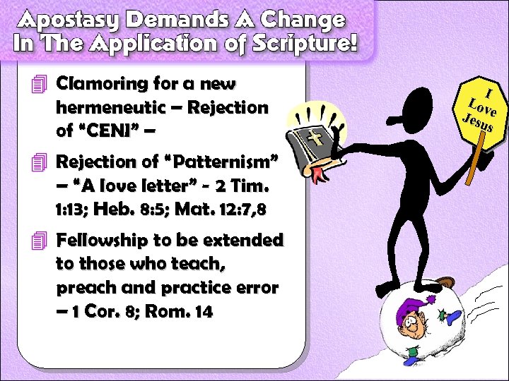 4 Clamoring for a new hermeneutic – Rejection of “CENI” – 4 Rejection of