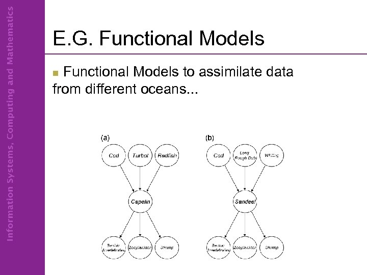 E. G. Functional Models to assimilate data from different oceans. . . n 