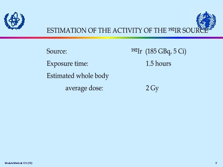 Module Medical XIX-(16) 5 