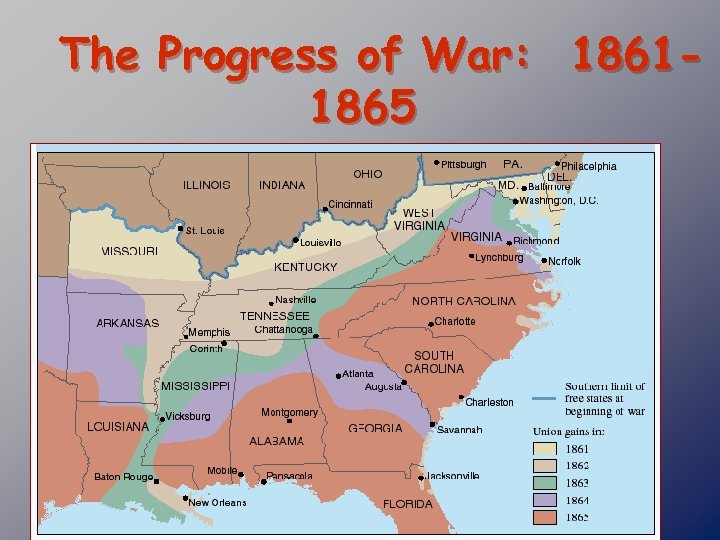 The Progress of War: 18611865 