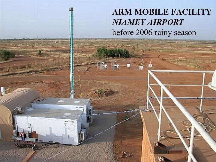 ARM MOBILE FACILITY NIAMEY AIRPORT before 2006 rainy season 