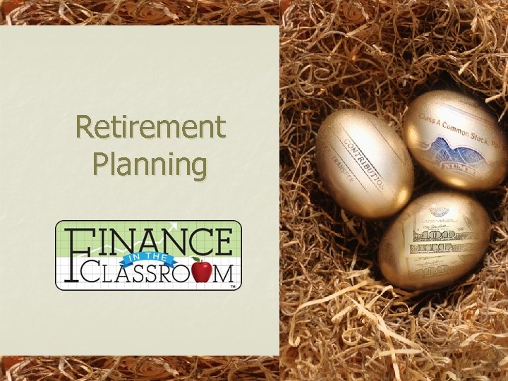 Retirement Planning 