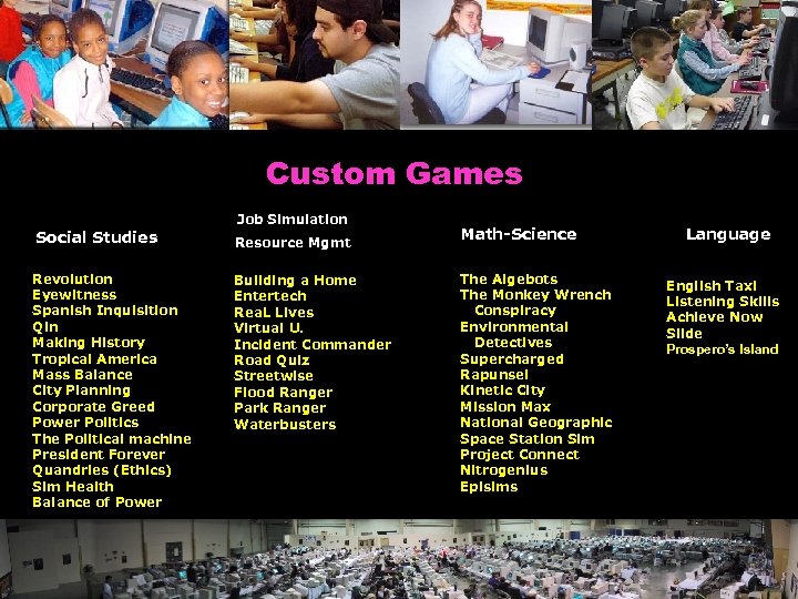 Custom Games Job Simulation Social Studies Revolution Eyewitness Spanish Inquisition Qin Making History Tropical