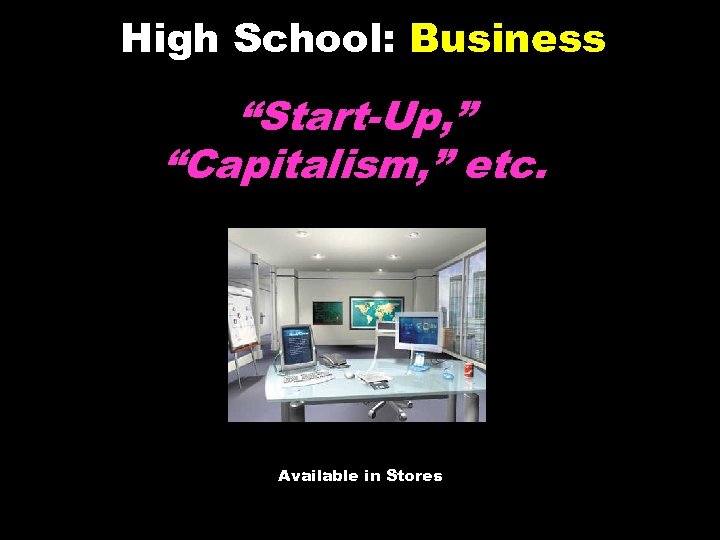 High School: Business “Start-Up, ” “Capitalism, ” etc. Available in Stores © 2004 Marc