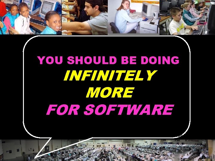 YOU SHOULD BE DOING INFINITELY MORE FOR SOFTWARE © 2004 Marc Prensky 