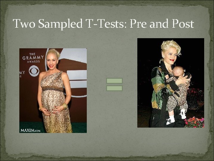 Two Sampled T-Tests: Pre and Post 