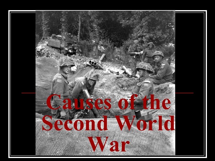 Causes of the Second World War 