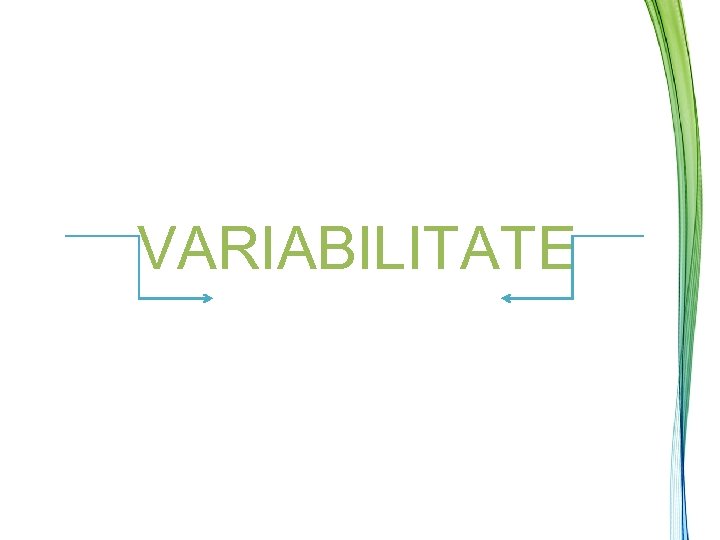 VARIABILITATE 