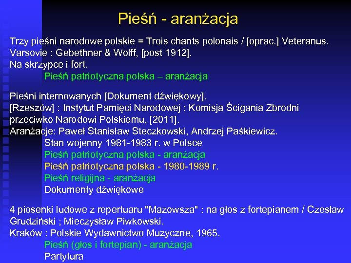 Pieśń - aranżacja Trzy pieśni narodowe polskie = Trois chants polonais / [oprac. ]