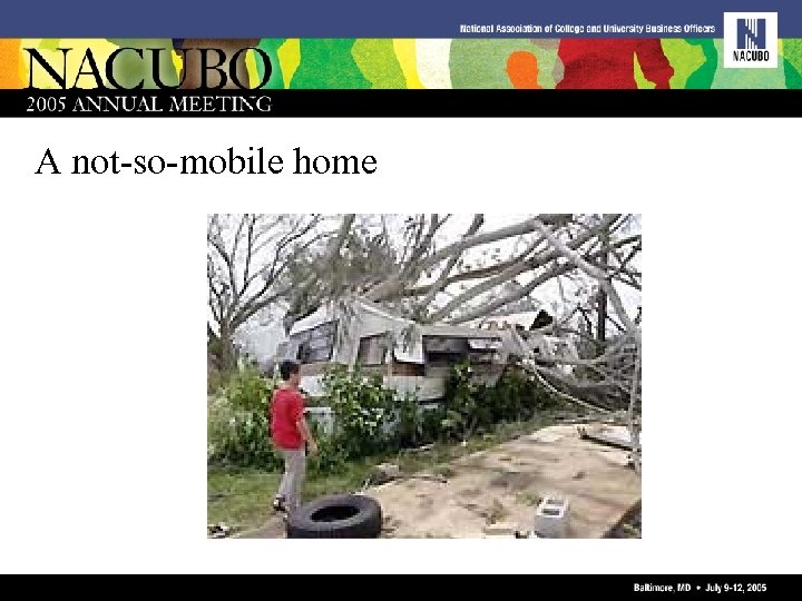 A not-so-mobile home 