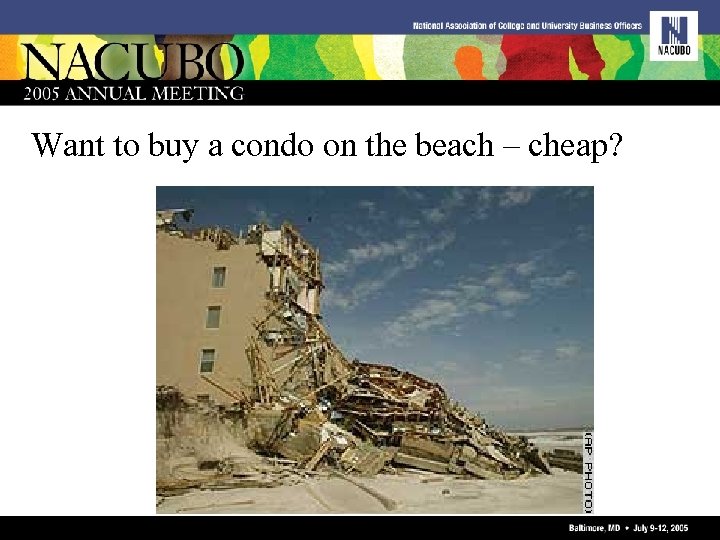 Want to buy a condo on the beach – cheap? 