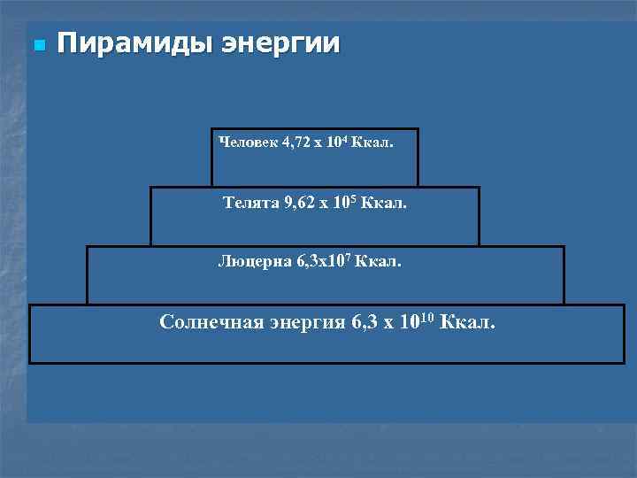 Пирамида энергии