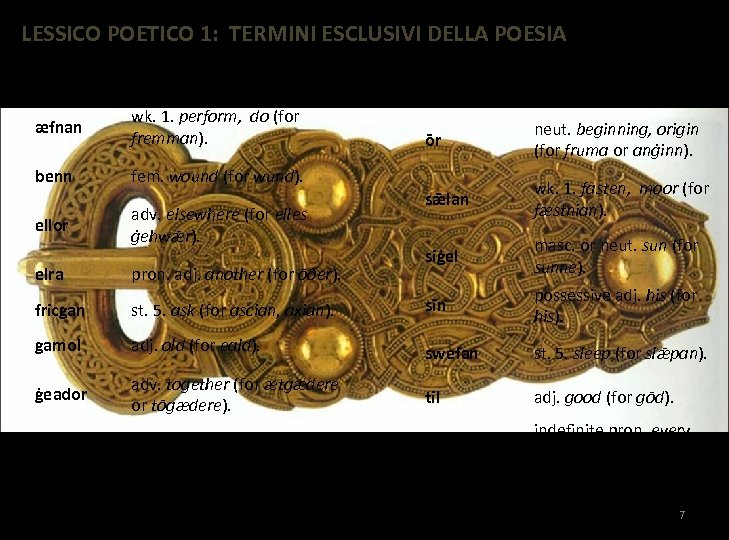 LESSICO POETICO 1: TERMINI ESCLUSIVI DELLA POESIA āwa adv. always (for usual ā). mearh