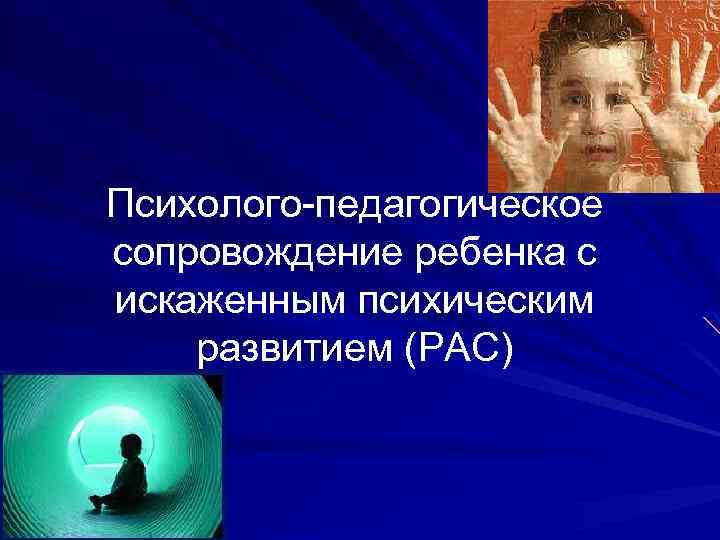 Психолого-педагогическое сопровождение ребенка с искаженным психическим развитием (РАС) 