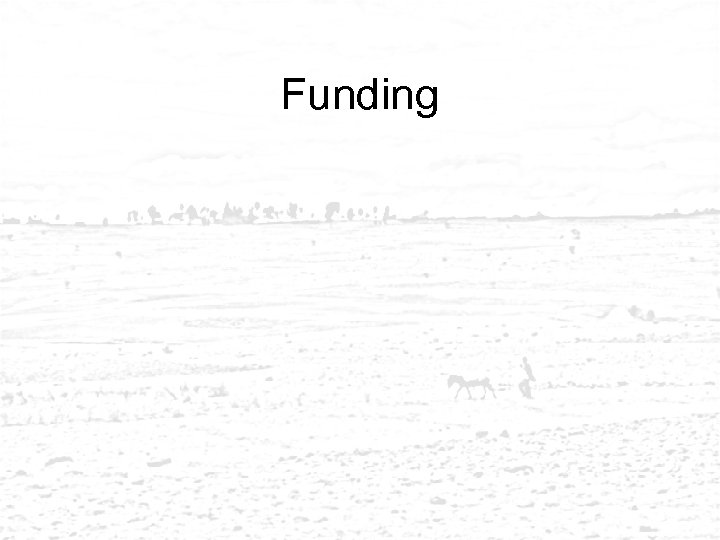 Funding 
